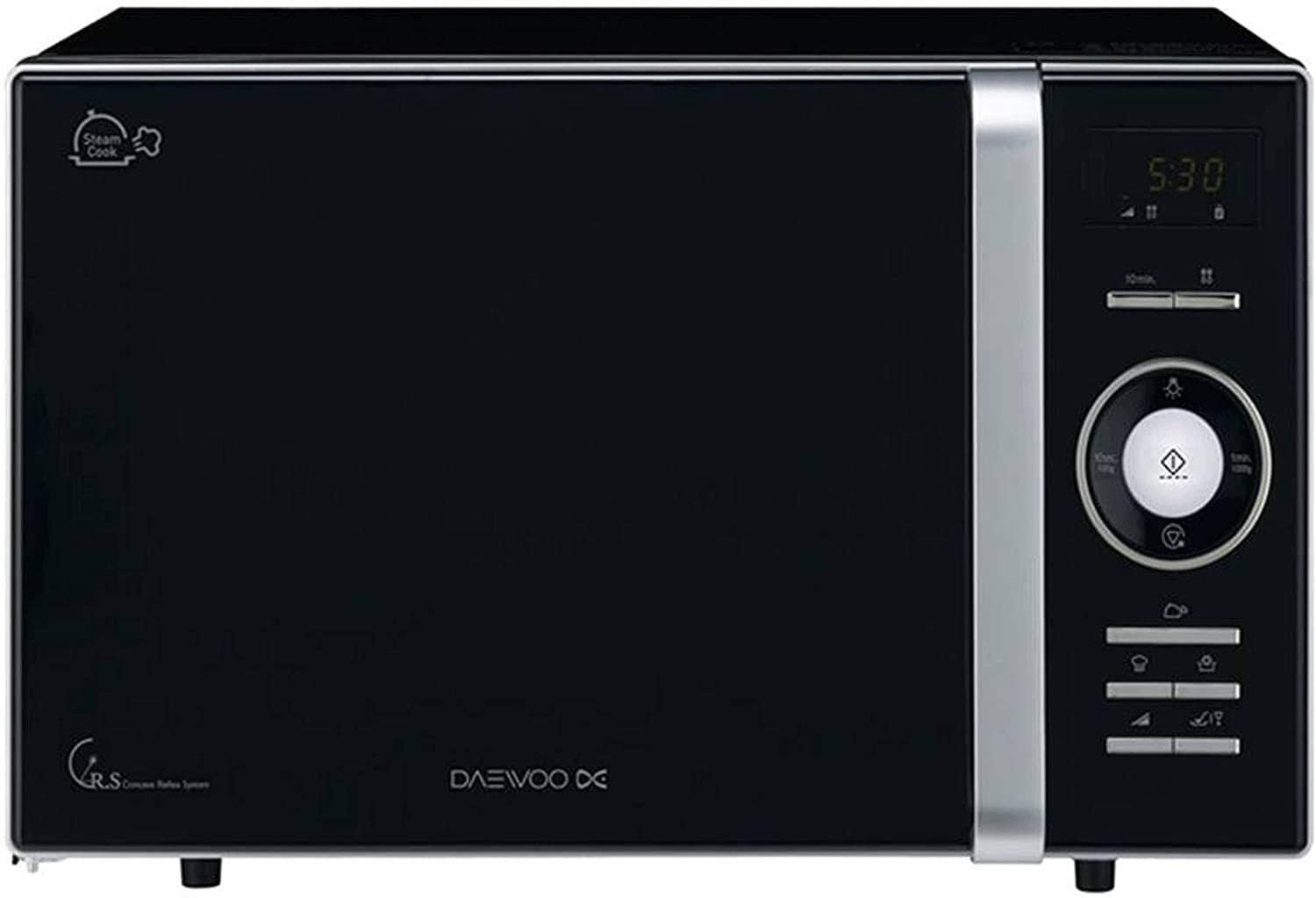 Buy Daewoo Microwave Oven With Grill 26l Black Kqg 9glk 1 Year Warranty Online Shop Electronics Appliances On Carrefour Uae