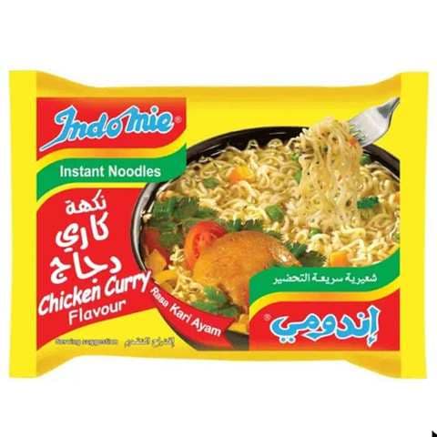 Indomie Noodles Chicken Curry Flavor 75 Gram