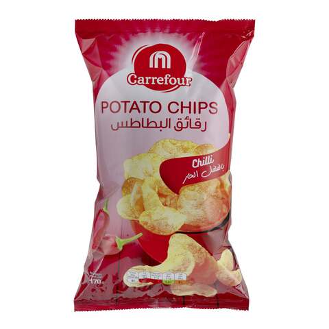 Carrefour Chilli Flavoured Potato Chips 170g