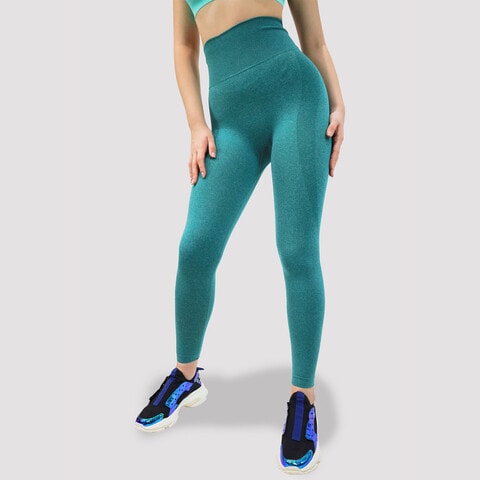 Kidwala Women&#39;s Pastel Leggings,Smile Contour Seamless legging Activewear  Workout Gym Yoga Outfit for Women (Medium, Green)