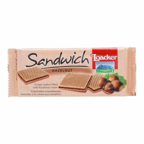 Buy Loacker Hazelnut Wafer 75 G Online Shop Food Cupboard On Carrefour Saudi Arabia