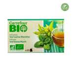 Buy Carrefour Bio Verbena Mint Herbal Infusion Sachet 2g x20 in Kuwait