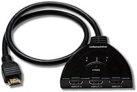 Ntech 3 Port HDMI 1080P Switcher Switch Splitter For HDTV DVD Xbox 360 3Port Black