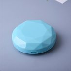 Buy COOLBABY-Geometric Prismatic Plastic Contact Lens Case for Women Holder Storage Eye Care Container Contact Lenses Box in UAE