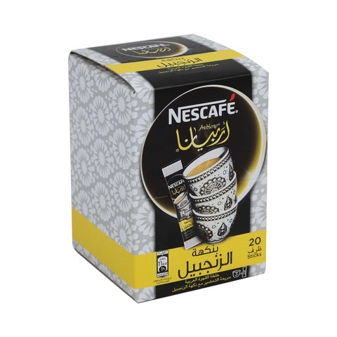 Nescafe Instant Arabiana Coffee with Ginger Flavor 3g&times;20