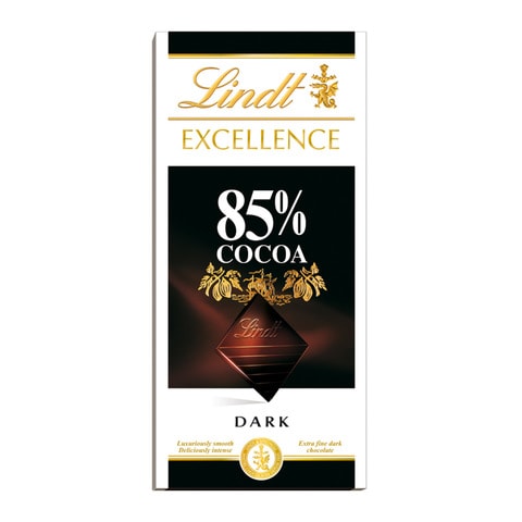 اشتري ليندت شوكولاتة داكنة 85% كاكاو 100 جرام في السعودية