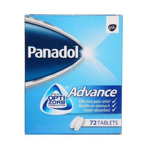 Panadol Advance 500mg, 72 Tablets