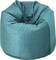 Luxe Decora Soft Suede Velvet Bean Bag With Filling (XL, Teal Blue)