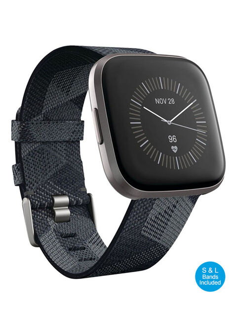 Buy Fitbit Versa 2 Special Edition NFC Smartwatch Smoke Woven