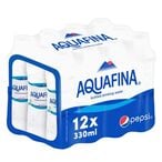 Buy Aquafina Bottled Drinking Water, 330ml x 12 in Saudi Arabia