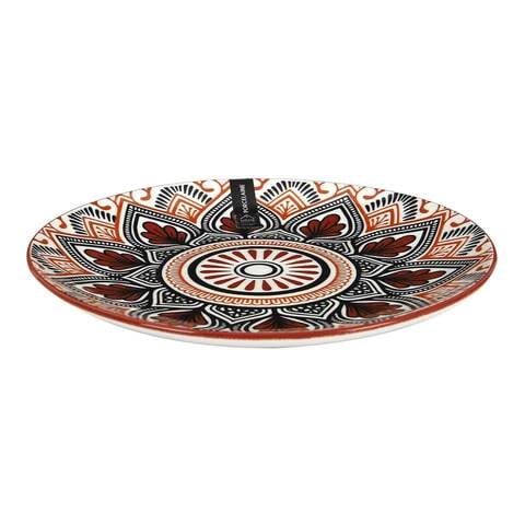 Orange ceramic plates sale