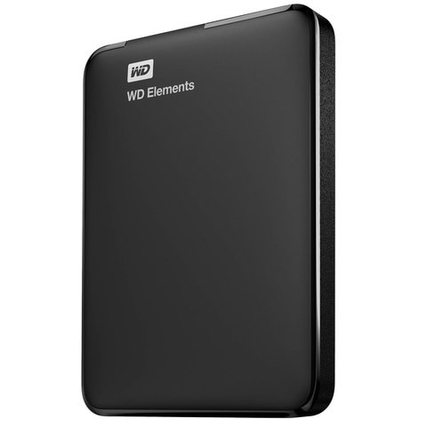 Western Digital  Portable Hard Disk 2TB Elements USB 3.0  Black - 1 year warranty