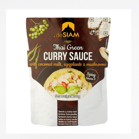 De Siam Thai Green Curry Sauce 200g