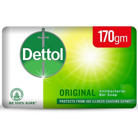 Dettol Original Antibacterial Soap Bar 170g