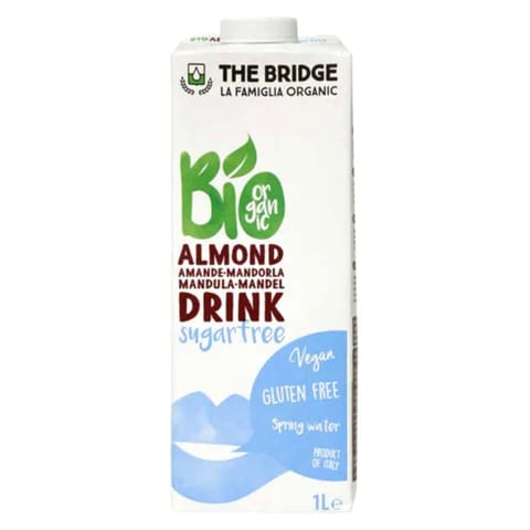 The Bridge Bio Organic Almond Drink Sugar Free 1L
