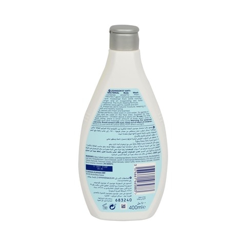 Johnson&#39;s Anti-Bacterial Body Wash Sea Salts 400ml