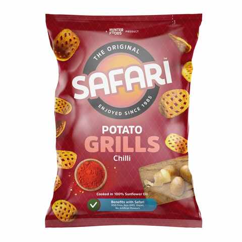 Hunter Foods The Original Safari Chilli Potato Grills 20g