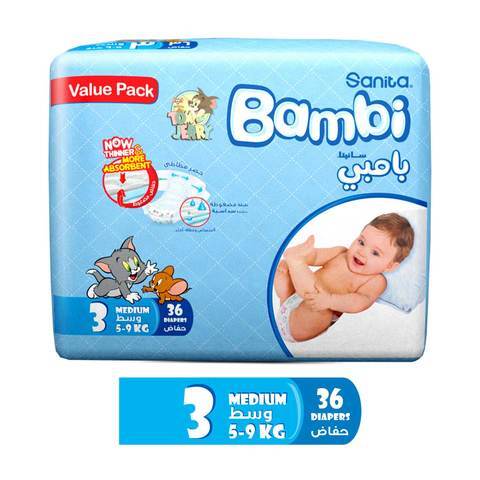 Sanita Bambi Pants, Size 6, XXL, Jumbo Box, 80 Diapers: Buy Online at Best  Price in UAE 