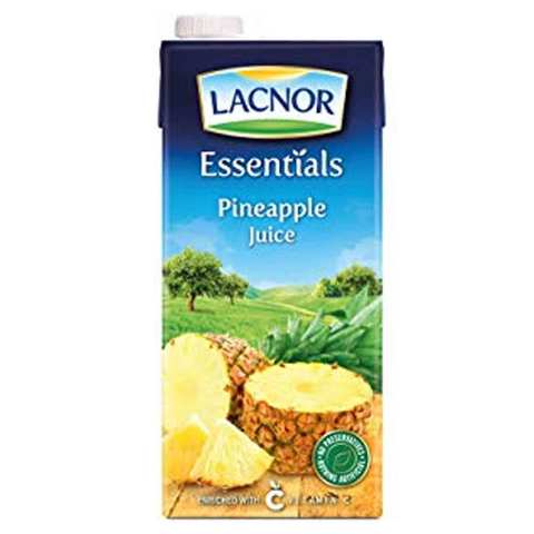 Lacnor Essentials Juice Pineapple Flavor 1 Liter