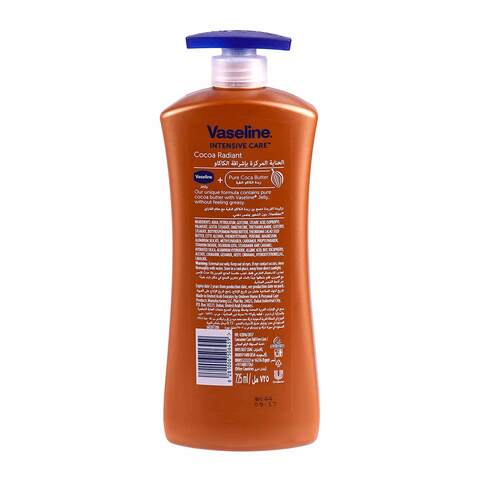Vaseline intensive care cocoa radiant lotion 725 ml
