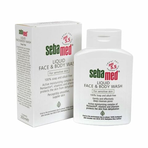 Sebamed Liquid Face And Body Wash White 200ml