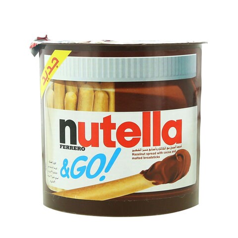 Buy Nutella Ferrero Go Hazelnut Spread With Cocoa And Breadsticks 52 G Online Shop Baby Products On Carrefour Saudi Arabia