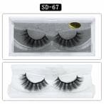 اشتري Generic 3D Full Length Eyelashes Volume Natural Eyelashes Extension False Eyelashes Sd67 Black في الامارات