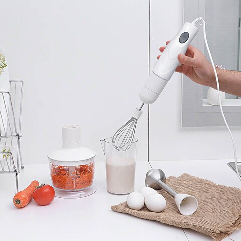 Aiwanto Hand Blender Easy to Use Hand Mixer White
