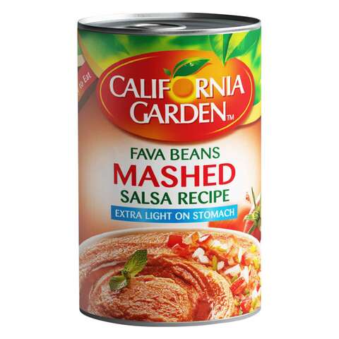 California Garden Fava Beans Mashed Salsa Recipe