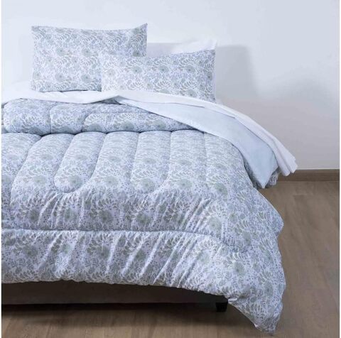 Light blue queen on sale comforter set