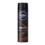 Buy NIVEA MEN Antiperspirant Spray for Men, 48h Protection, DEEP Black Carbon Antibacterial, Espresso Scent, 150ml in Saudi Arabia
