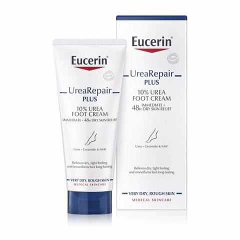EUCERIN - Urea repair plus 10% urea foot cream for dry and damaged skin 100m