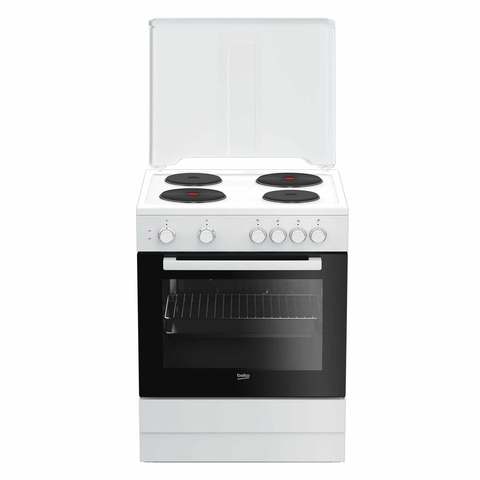 Beko 60X60 Cm Electric Cooker FSS66000GW (Plus Extra Supplier&#39;s Delivery Charge Outside Doha)