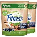 Buy Nestle Fitness Granola Chocolate Cereal Oats 450g Pack of 2 in UAE