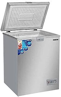 Nikai 150 Liters Chest Freezer with Anti Scratch Cabinet, Silver - NCF150N7S, 1 Year Warranty (Installation not Included)