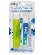 Buy 2-Pack : Dental Source Travel Toothbrush and Crest Toothpaste Kit, 2-pack in UAE