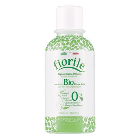 Parisienne Fiorile Delicate Bath And Foam With Bio Aloe Vera Juice White 1L