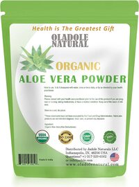 Oladole Natural Organic 100%Halal Certified Natural Aloe Vera Leaf Powder For Hair Care Skin Care