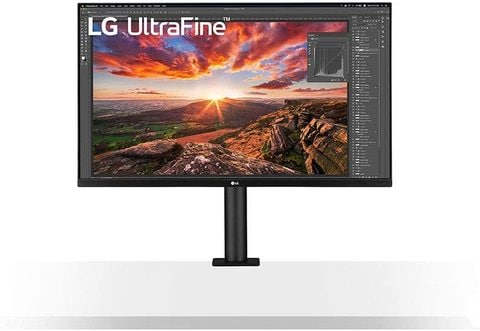 LG 32 inch UltraFine Display Ergo UHD 4K IPS Display, HDR 10, USB Type-C, Black - 32UN880-B