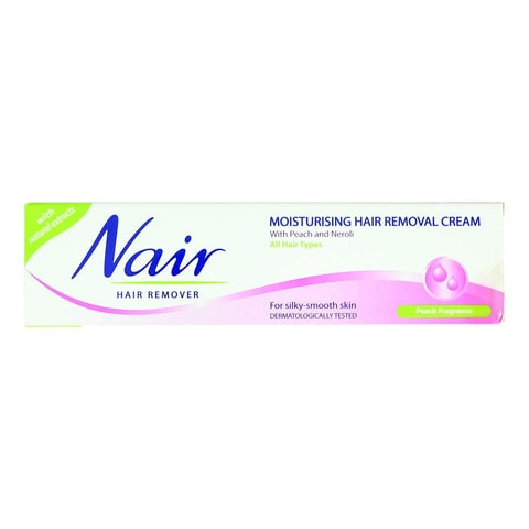 Nair moisturising hair removal cream peach fragrance 110 ml