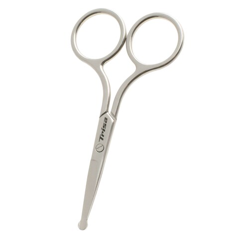 Trisa Hair Scissors Nose &amp; Ear And Silver