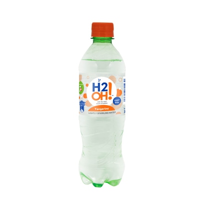 H2oh Sparkling Water Tangerine Bottle 330ML