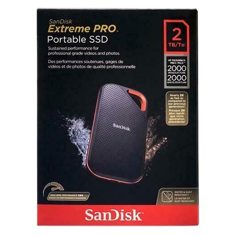 SSD externe Sandisk SanDisk Extreme Pro SSD portable 2To