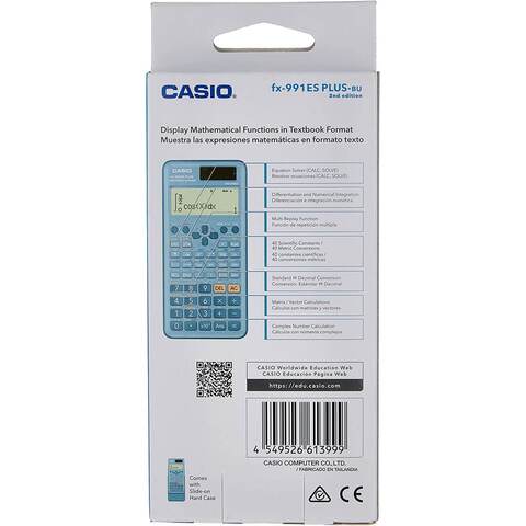 Casio FX 991ES Plus 2nd Edition Scientific Calculator Black