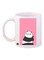 Bp A Panda Printed Mug White/Black/Pink Standard Size