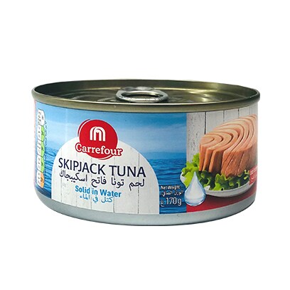 Carrefour Skipjak Tuna Water 170GR