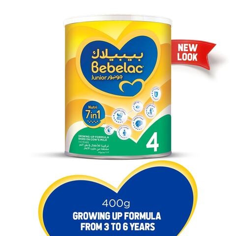 Bebelac Junior Nutri 7in1 Growing Up Formula from 3 to 6 years 400g