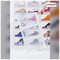1CHASE&reg; Shoe Storage Box, Transparent, Side Open High Quality storage Organizer Boxes - Stores Shoes Size up to UK 46 (Big Size), 3 Box Set
