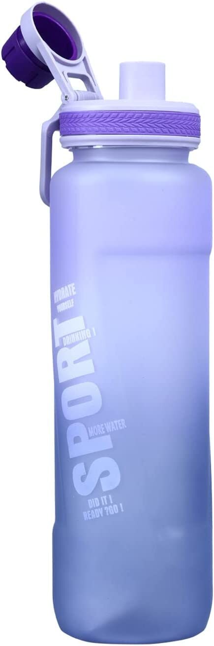 Sports water Bottle, BPA Free, Leak-proof, Shatterproof &amp; Toxic Free (Purple)