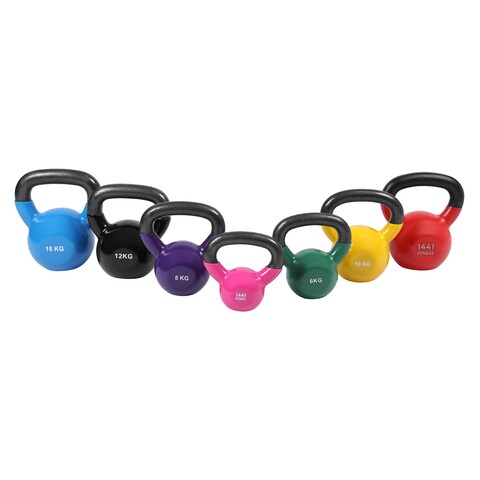 Urban Fitness Vinyl Coated Kettlebell - 16KG